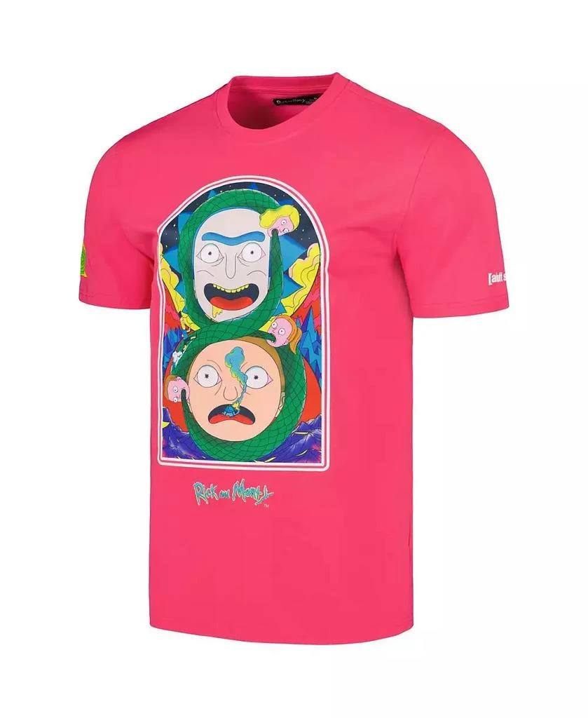 Freeze Max Men's Pink Rick And Morty Graphic T-shirt 3