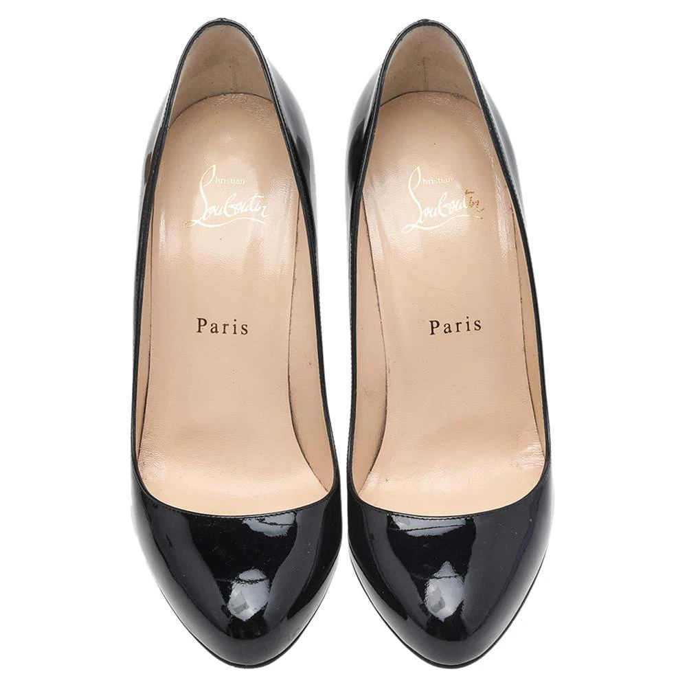 Christian Louboutin Christian Louboutin Black Patent Leather Fifille Pumps Size 38 3