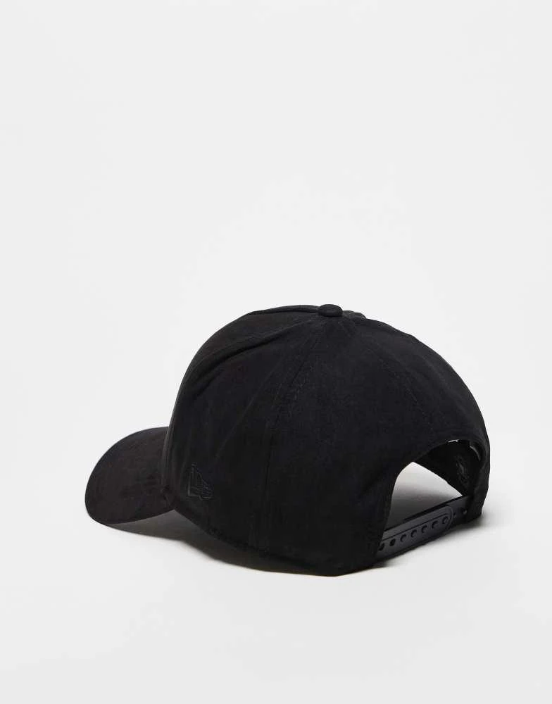 New Era New Era NY Yankees 9forty A Frame suede cap in black 3