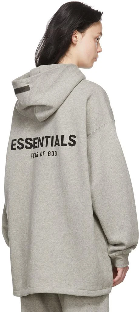 Fear of God ESSENTIALS Gray Relaxed Hoodie 3