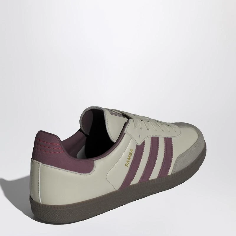 Adidas Sneaker Samba OG Putty Grey/Maroon/Gold Metallic 4
