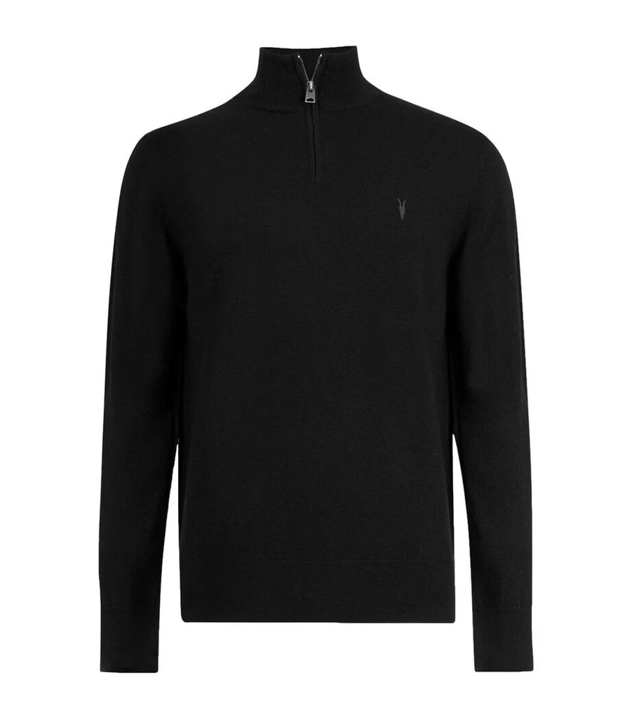 ALL SAINTS Kilburn Quarter-Zip Sweater 1