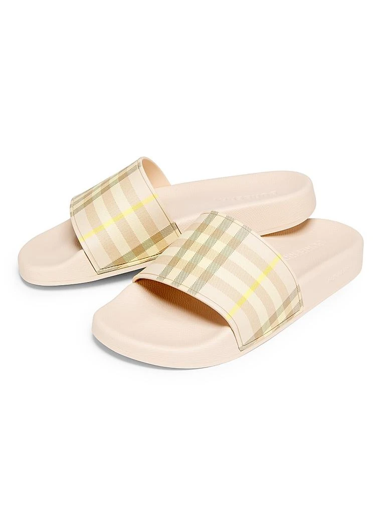Burberry Check Slide Sandals 2