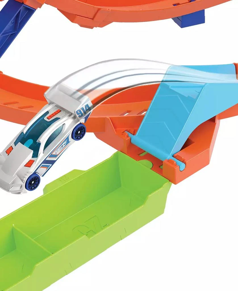 Hot Wheels Action Loop Cyclone Challenge Track Set with 1:64 Scale Toy Car, Easy Storage 6