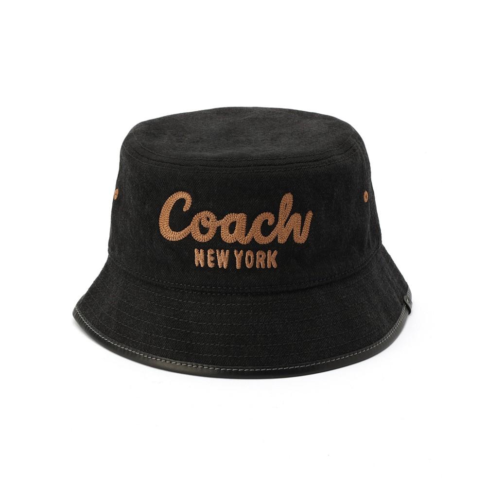 COACH Women's 1941 Embroidered Denim Bucket Hat