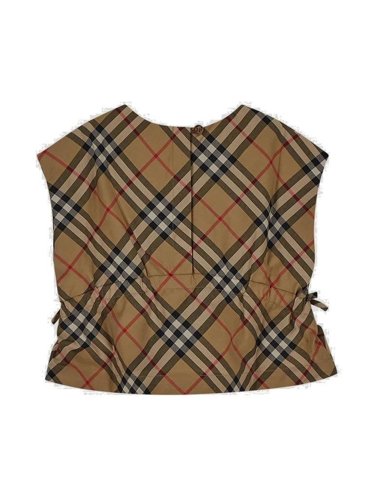 Burberry Burberry Kids Checked Stretch Top 2