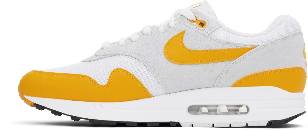 NIKE White & Yellow Air Max 1 Essential Sneakers 3