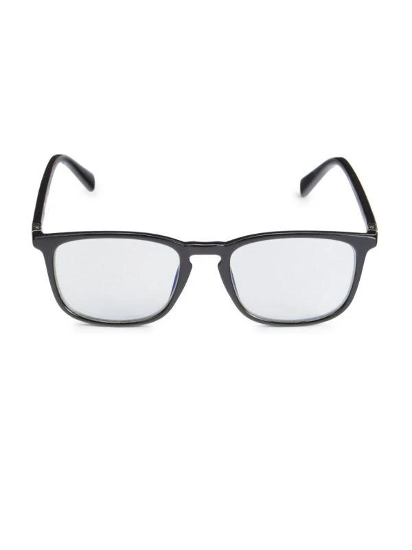 Oscar de la Renta 55MM Square Blue Light Blocking Reading Glasses 1