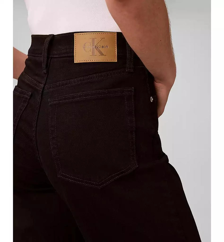 Calvin Klein Women's Ultra High Rise Wide Leg Jeans 4