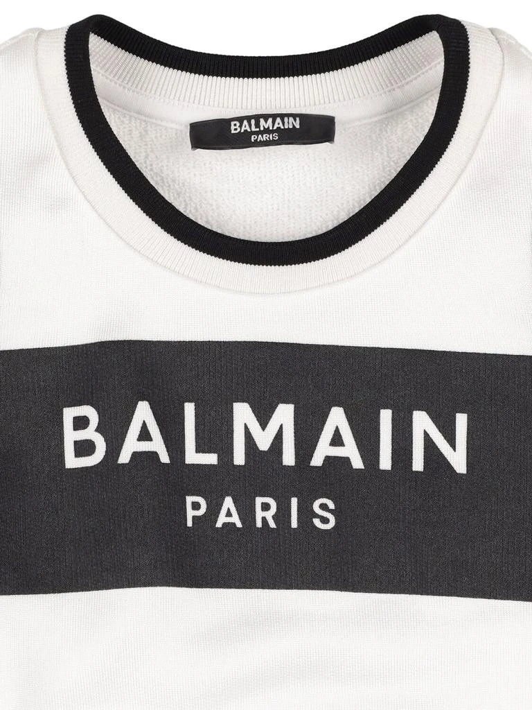 Balmain Recycled Blend Cotton Sweat Top 1