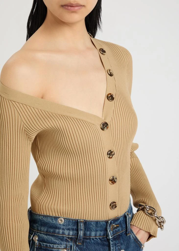 A.W.A.K.E MODE Ribbed knitted bodysuit 5