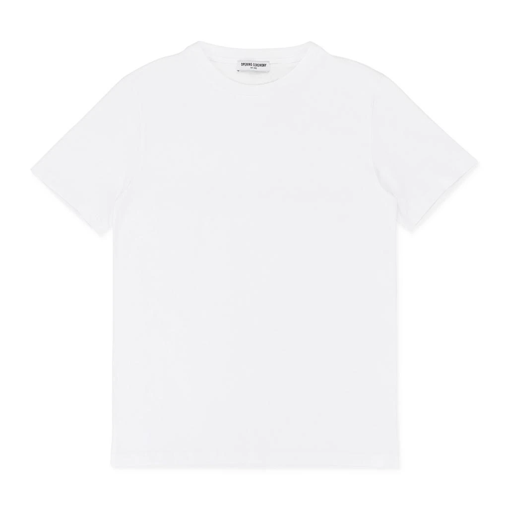 Opening Ceremony Chalk White Cotton Blank OC T-Shirt 5
