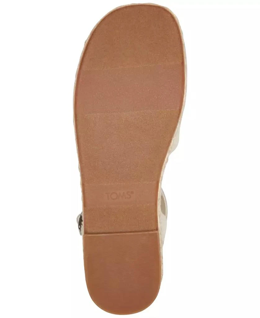 TOMS Women's Abby Open Toe Flat Sandals 5