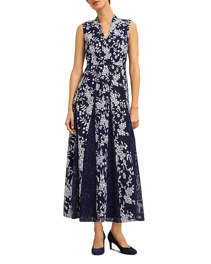 hobbs blue and white floral dress Hobbs London white/blue floral dress Sz 1011/5/26  Everlasting