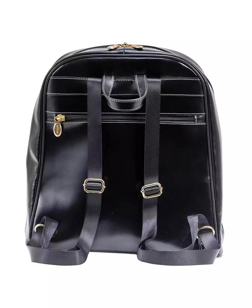McKlein Madison Leather Business Laptop Tablet Backpack 3