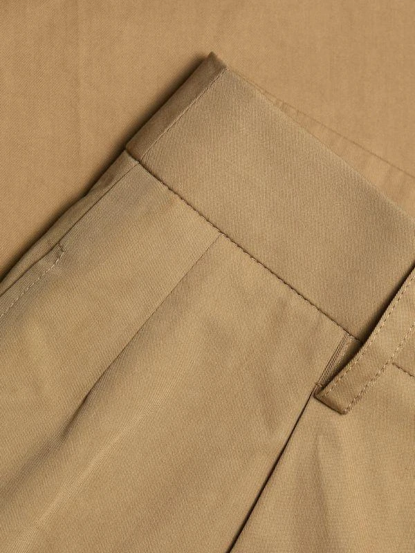 FRAME Pleated Cotton Wide-Leg Pants 5