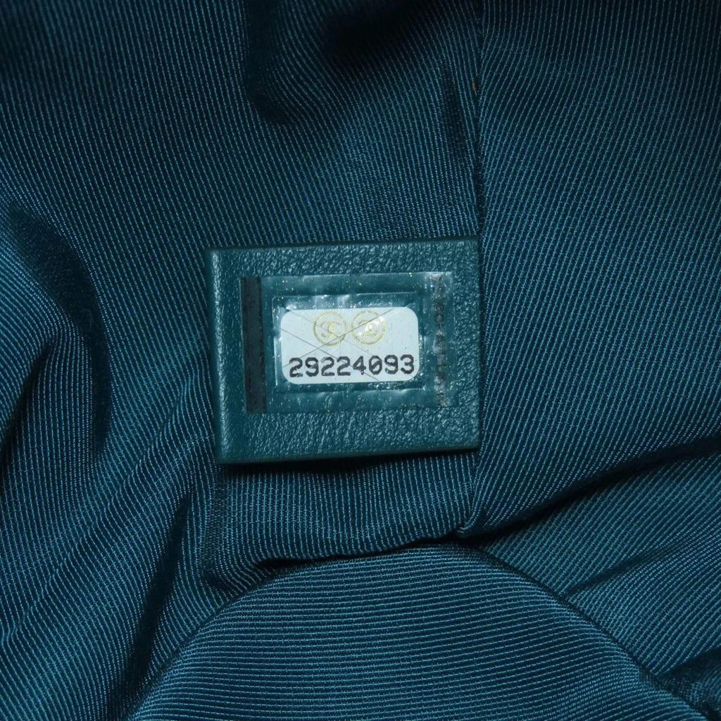 Chanel Chanel Blue Lambskin Quilted CC Drawstring Bucket Bag 6