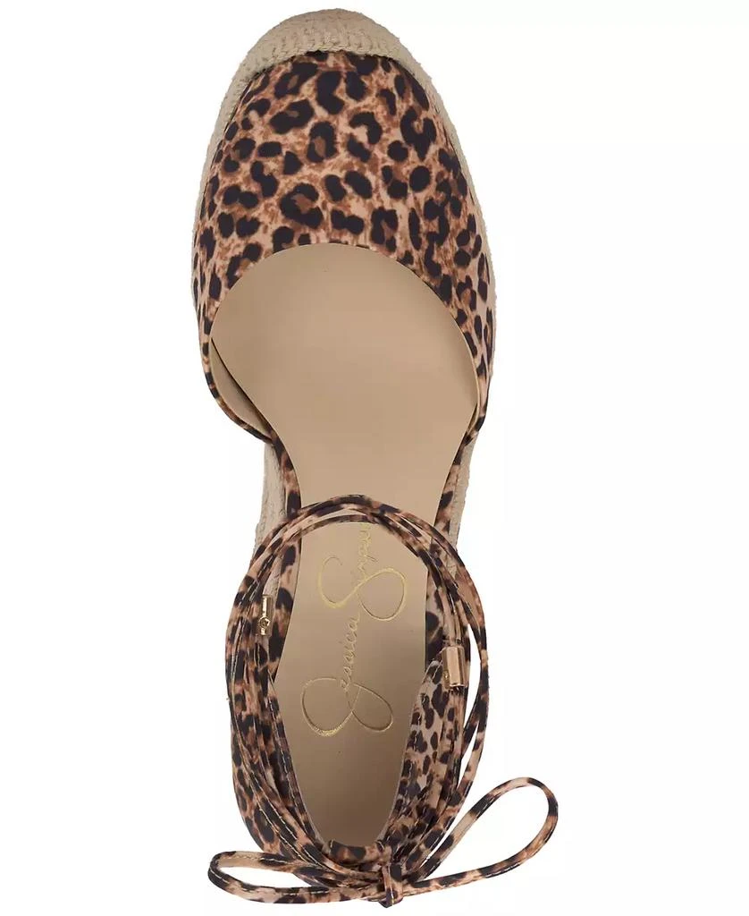 Jessica Simpson Weyla Platform Lace-Up Espadrille Wedges 4
