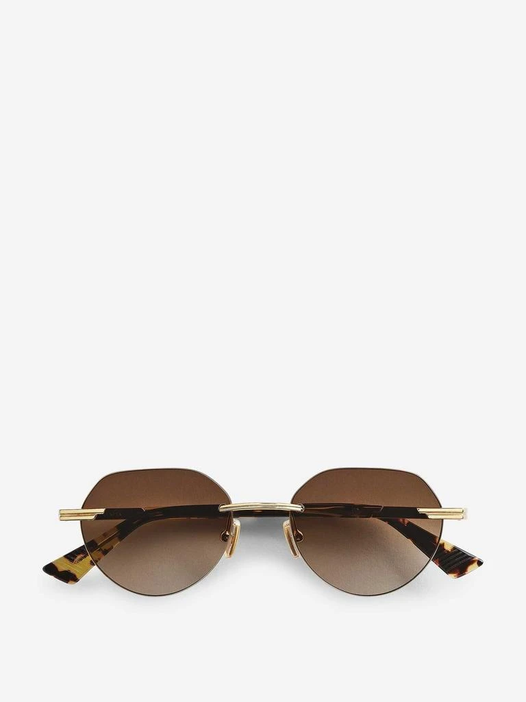Bottega Veneta Bottega Veneta Glaze Round Sunglasses 1