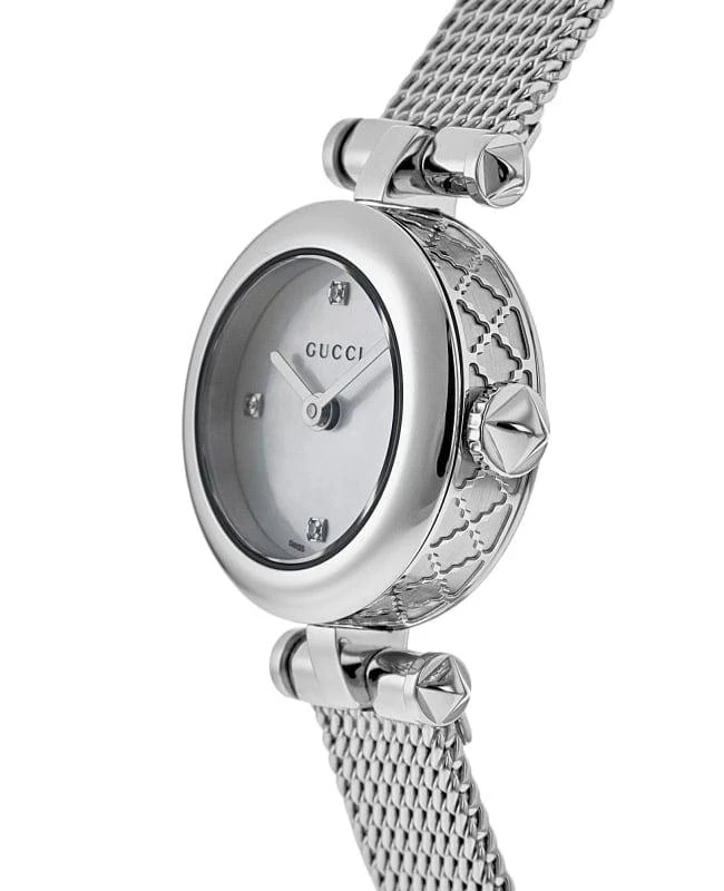 Gucci Gucci Diamantissima Mother of Pearl Diamond Dial Stainless Steel Women's Watch YA141512 3