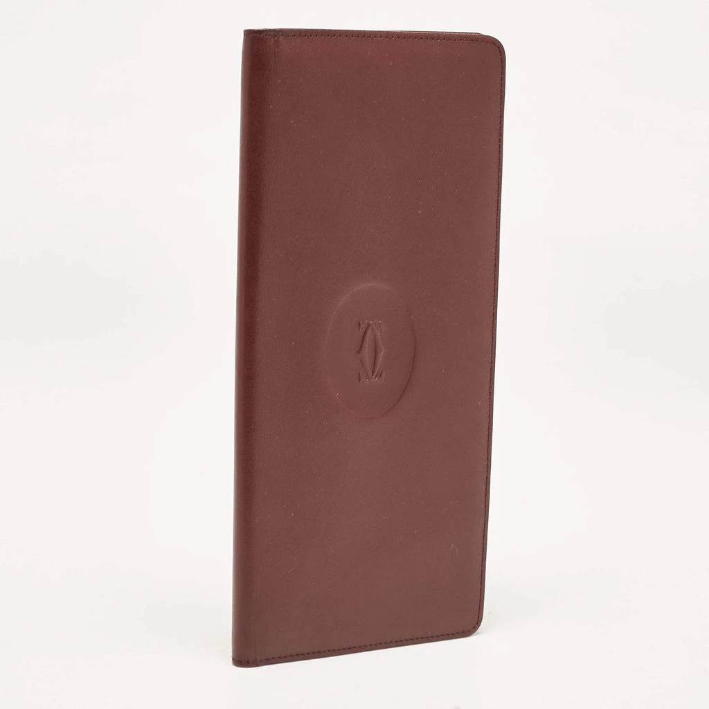 Cartier Cartier Red Leather Must de Cartier Bifold Long Wallet 3