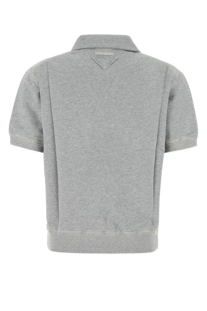 Prada Prada Logo Detailed Short Sleeved Polo Shirt 2