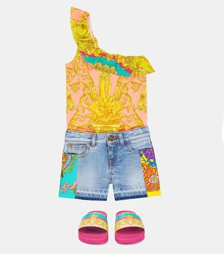 Versace Barocco printed swimsuit 2