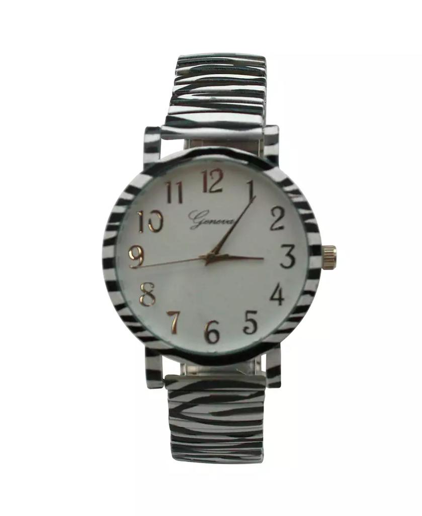 Olivia Pratt Zebra Stretch Animal Print Women Watch
