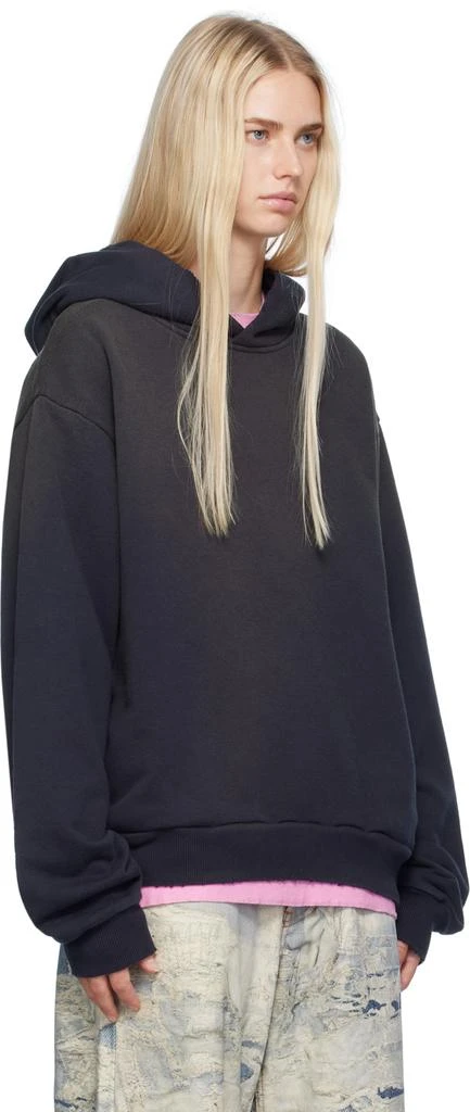 Acne Studios Black Printed Hoodie 2