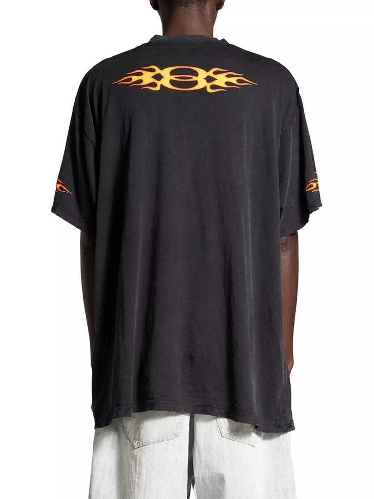 Balenciaga Burning Unity Oversized T-Shirt 5