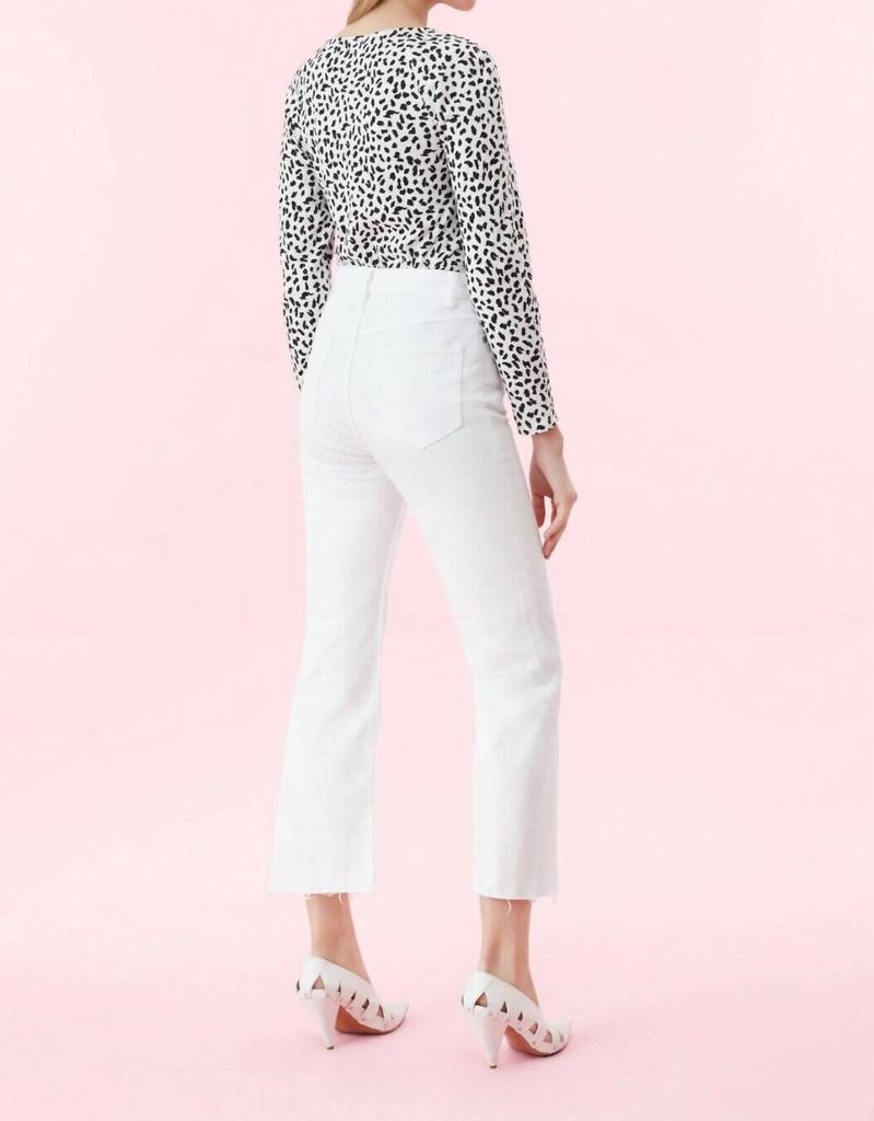 Rebecca Taylor Rebecca Taylor - Ines Kick Boot High Rise Crop Jeans