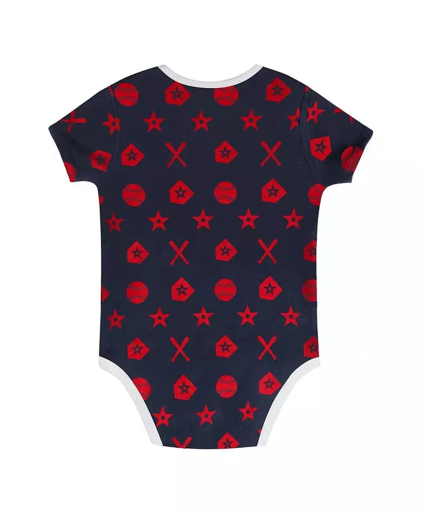 Outerstuff Big Boys and Girls Navy Atlanta Braves On Deck 2-Piece Diaper Cover Set 2