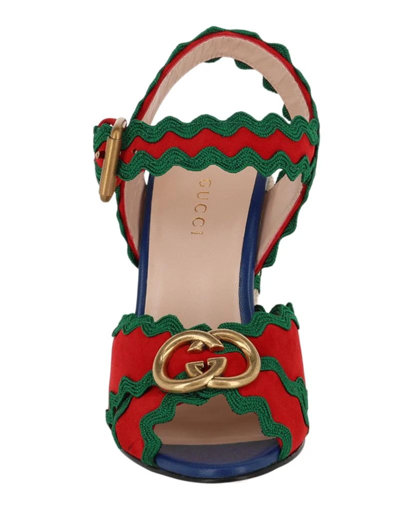 Gucci GG Wavy Colorblock Wedges 4