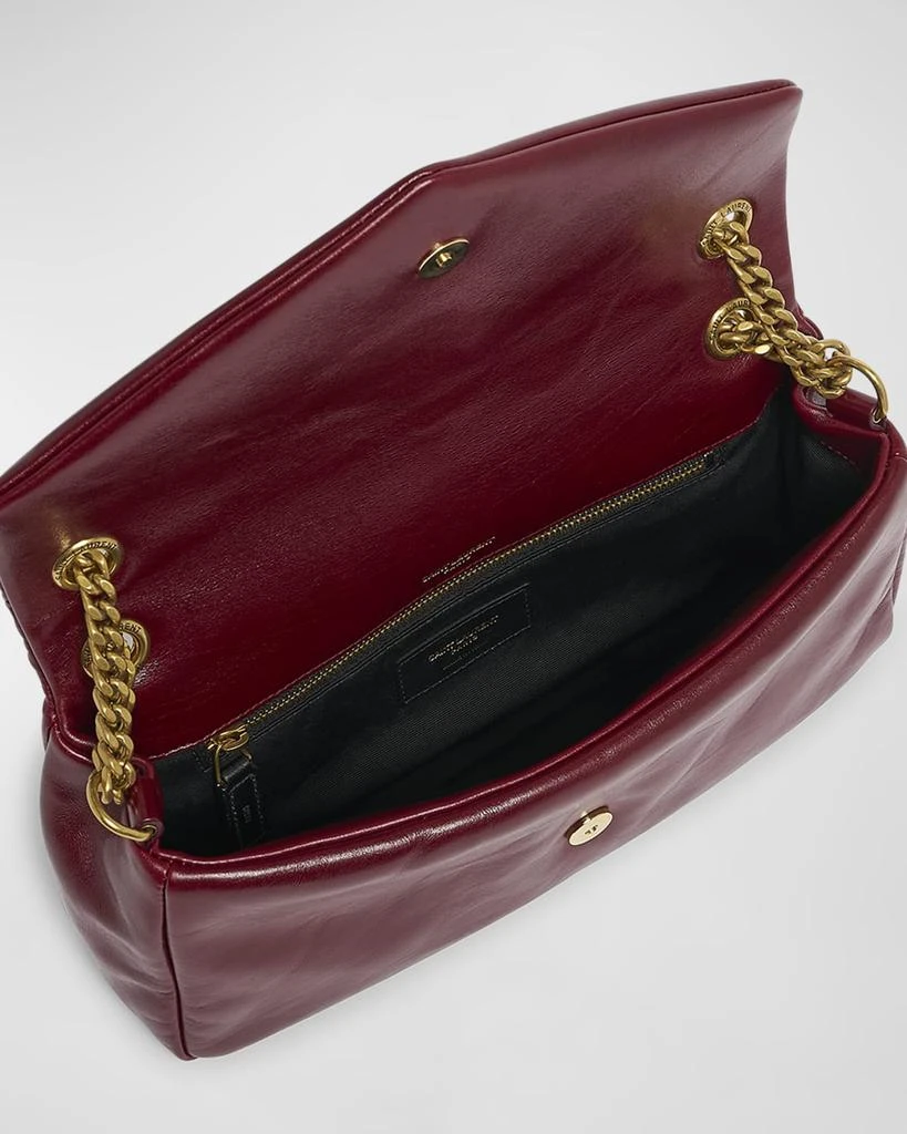 Yves Saint Laurent Calypso Small YSL Shoulder Bag in Smooth Padded Leather 4