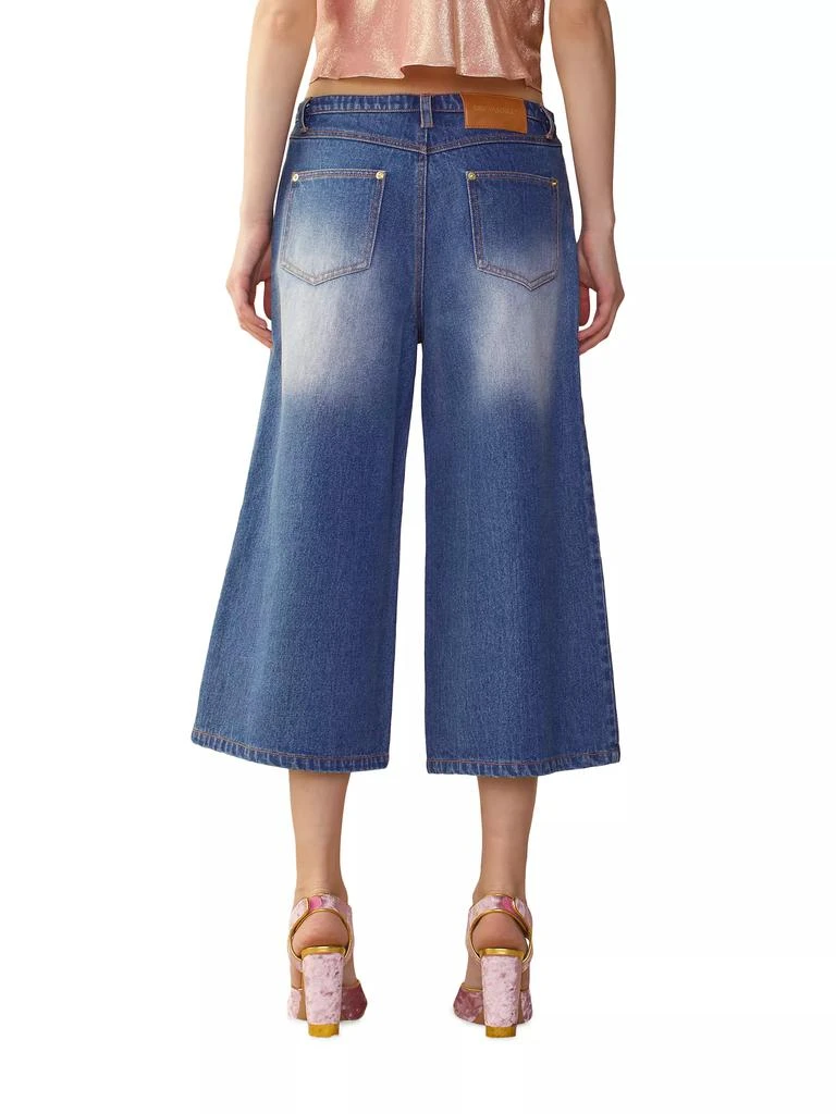 Cynthia Rowley Low-Rise Baggy Crop Jeans 4