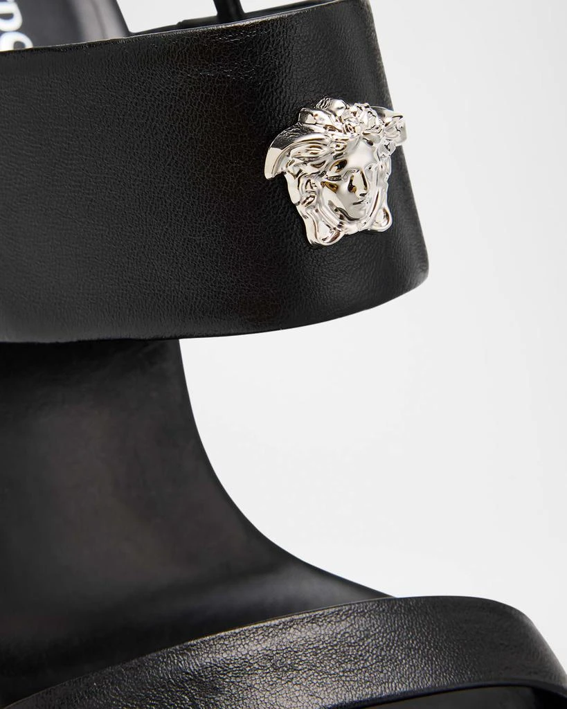 Versace Pincer La Medusa Leather Sandals 4