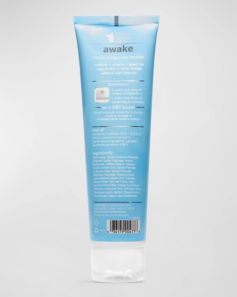 Supersmile Awake Whitening Toothpaste with Caffeine, 4.2 oz. 2