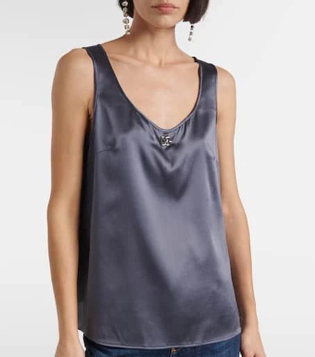 Dolce 
Gabbana Silk-blend top 5