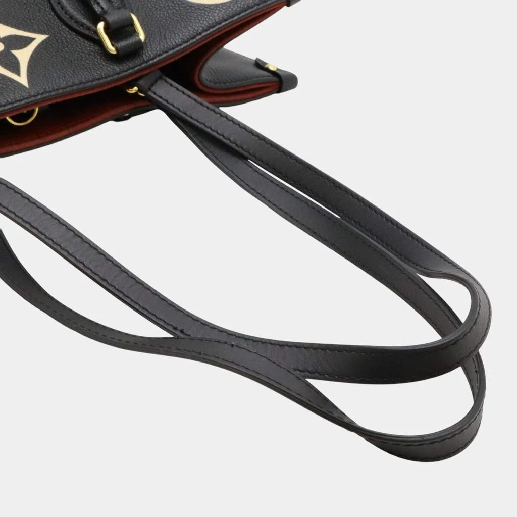 Louis Vuitton Louis Vuitton Black Beige Monogram Empreinte On the Go MM Tote Bag 6