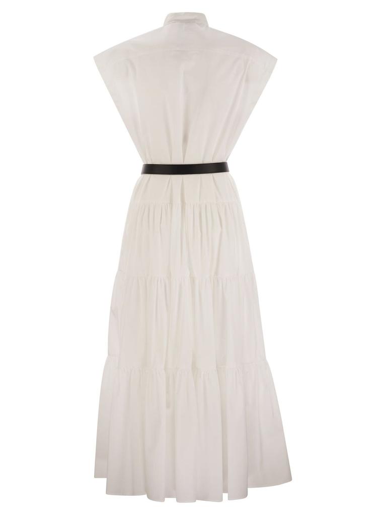 Max Mara Max Mara Studio Bairo Belted Sleeveless Dress