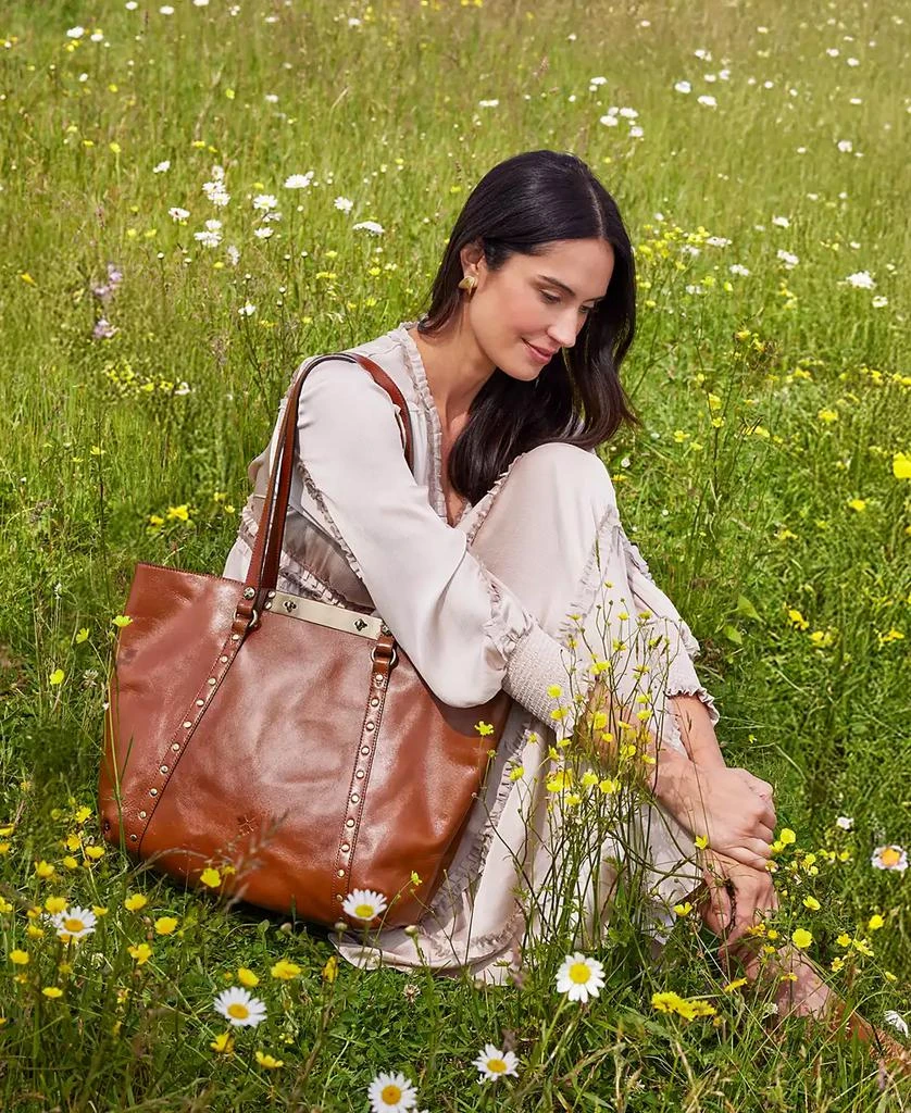 Patricia Nash Benvenuto Smooth Leather Tote 1
