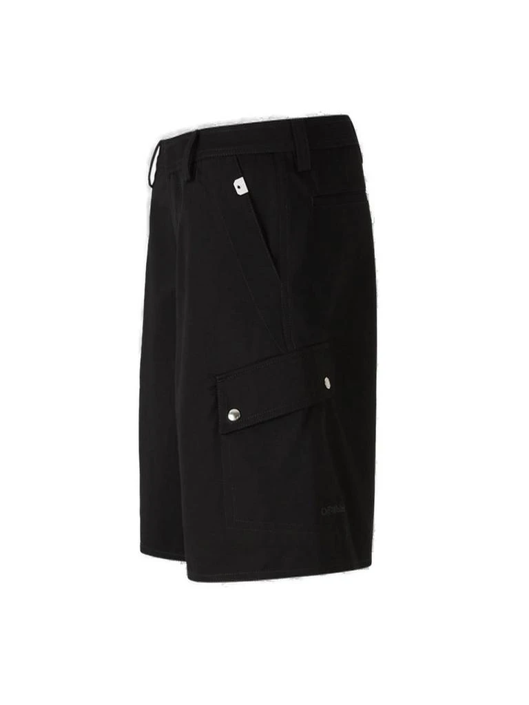 Off-White Off-White Logo Embroidered Cargo Shorts 3