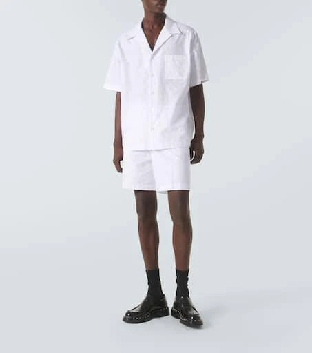 Valentino Jacquard cotton poplin shorts 2