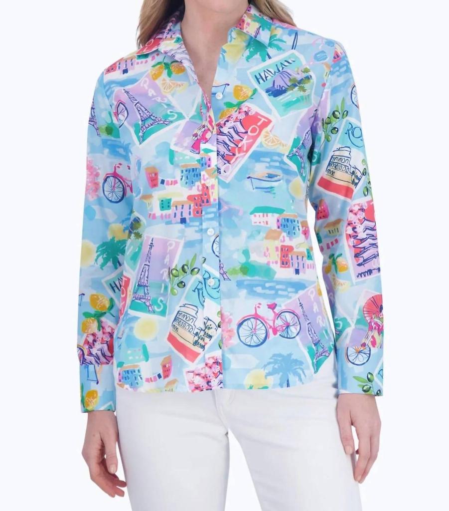 FOXCROFT Foxcroft - Meghan Long Sleeve Shirt