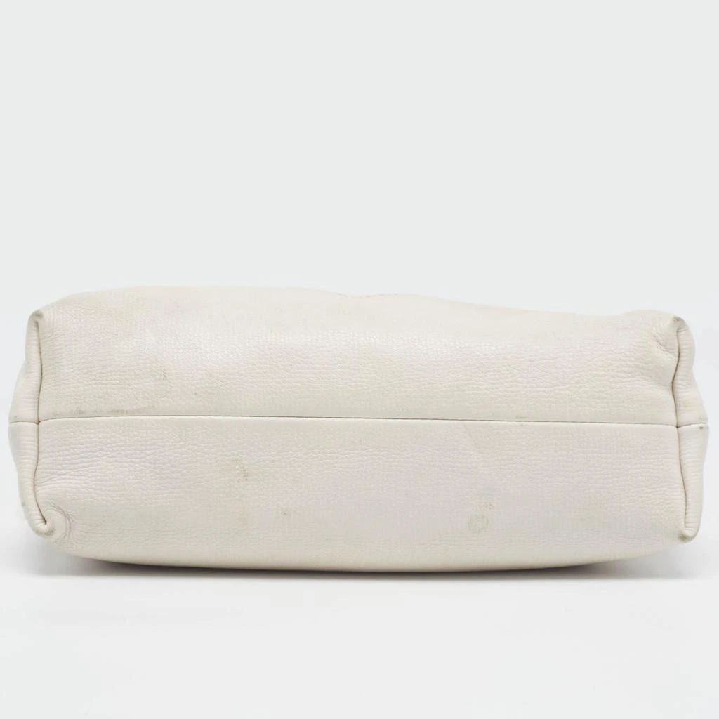 Burberry Burberry White/Beige Leather and House Check Canvas Little Crush Crossbody Bag 10