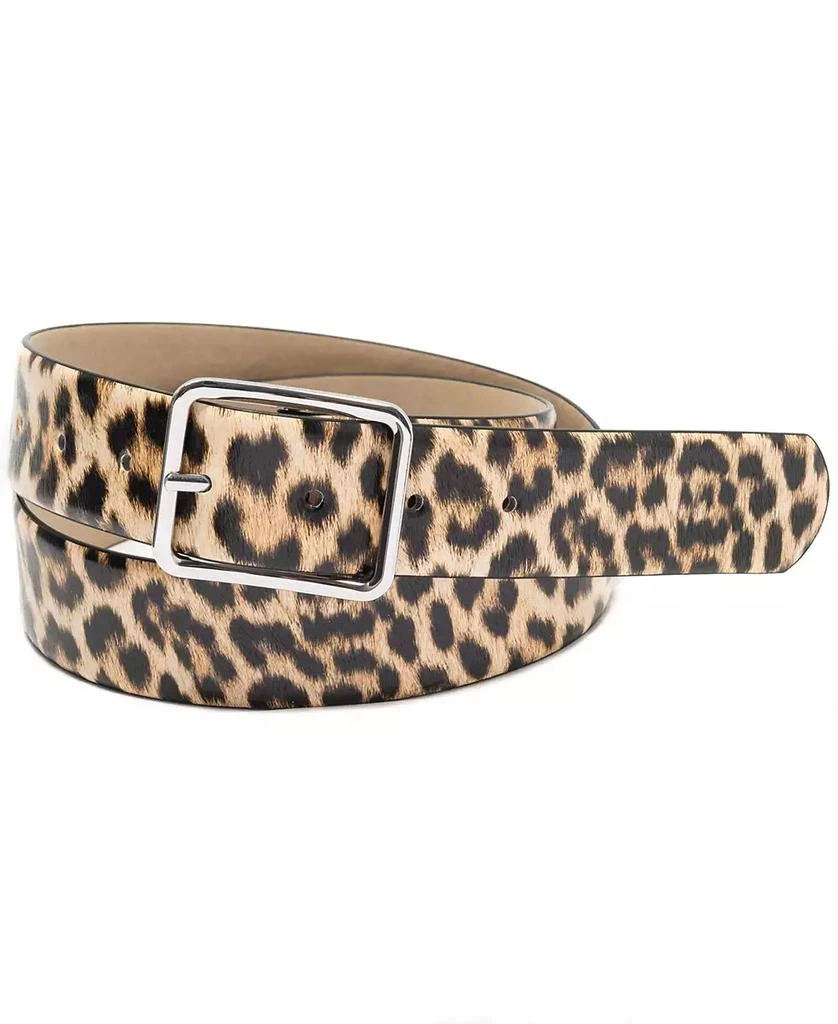INC International Animal Print Panel Belt, Created for Macy's 1
