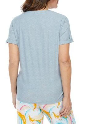 Crown & Ivy™ Ivy Short Sleeve Graphic Sleep T Shirt 2