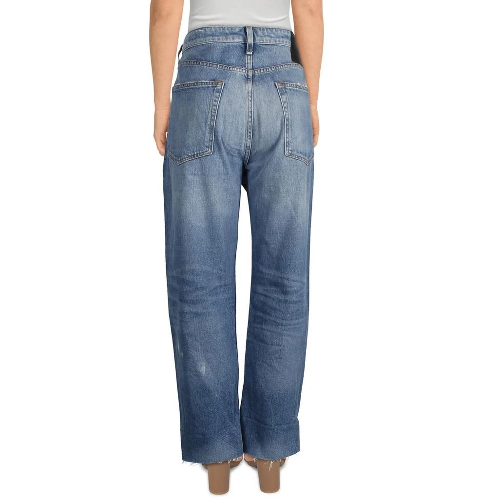 Rag & Bone Maya Womens High Rise Distressed Boyfriend Jeans 2