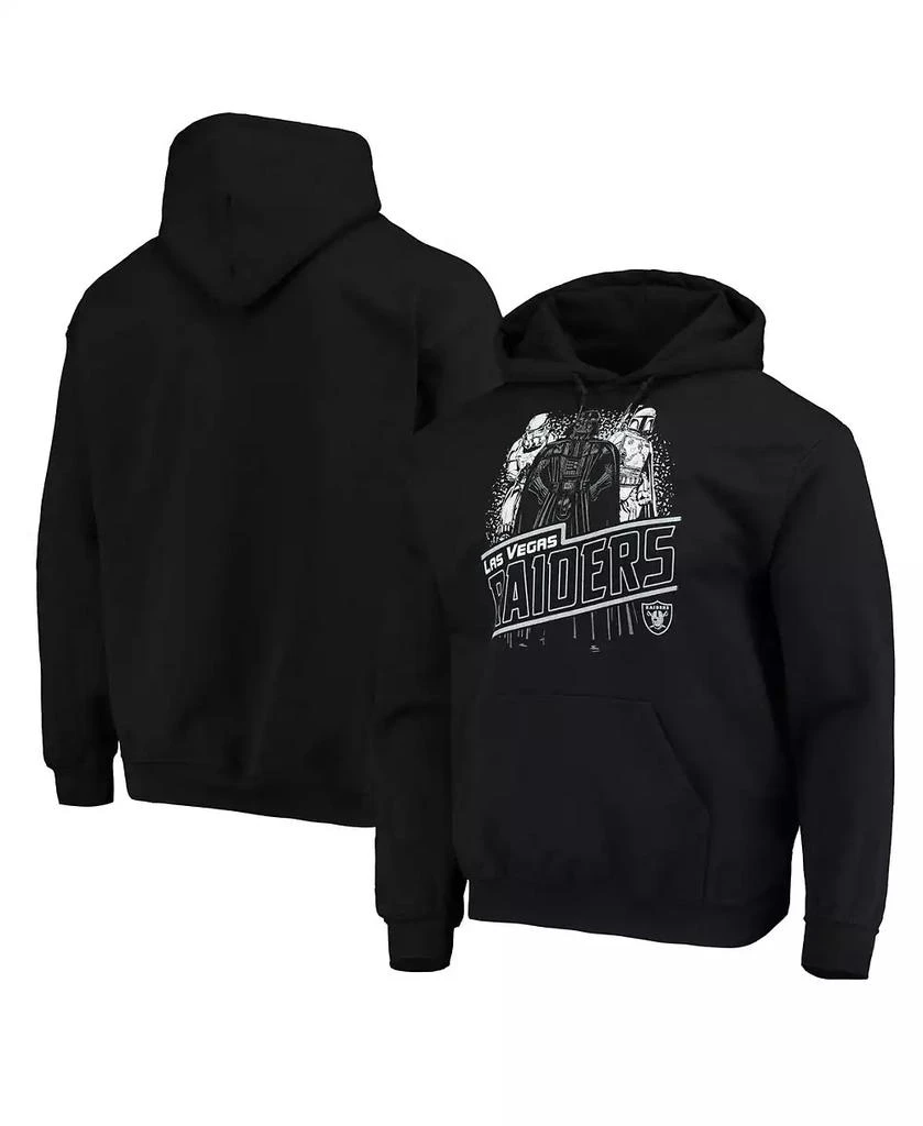 Junk Food Men's Black Las Vegas Raiders Star Wars Empire Pullover Hoodie 2