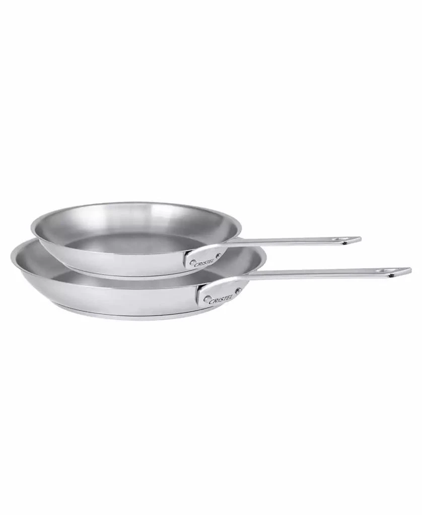 Cristel 1826 2-Piece Stainless Frying Pan Set 1